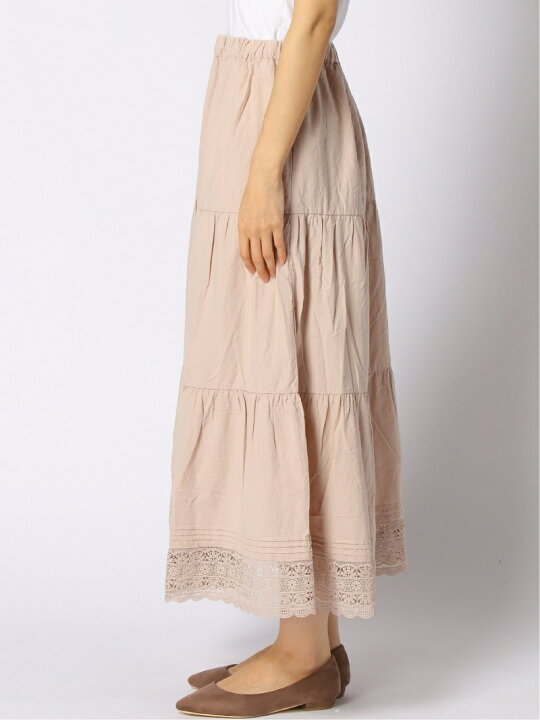 楽天市場】【SALE／50%OFF】Samansa Mos2/ティアード裾レーススカート  