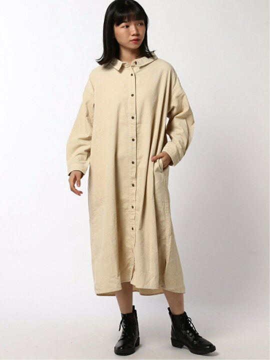 楽天市場】【SALE／50%OFF】コーデュロイシャツワンピース Samansa 
