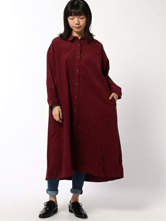 楽天市場】【SALE／50%OFF】コーデュロイシャツワンピース Samansa 