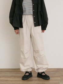 【SALE／50%OFF】【M/Lサイズ】パラシュートパンツ Samansa Mos2 サマンサモスモス パンツ その他のパンツ ホワイト ピンク カーキグリーン グレー【RBA_E】[Rakuten Fashion]