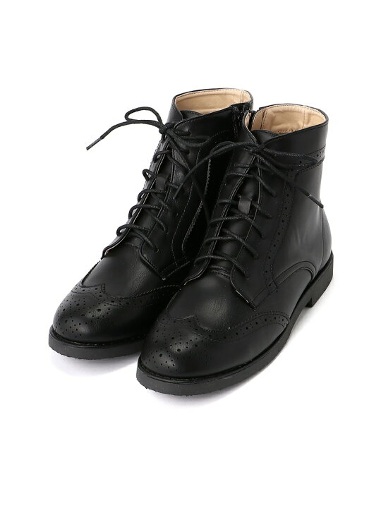 楽天市場】【SALE／30%OFF】ウィングチップレースアップショートブーツ 
