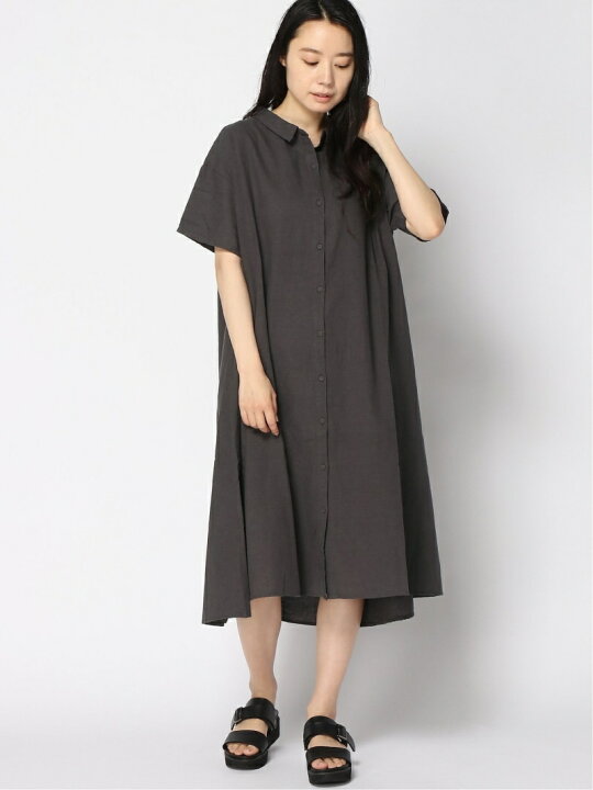 楽天市場】【SALE／50%OFF】【接触冷感】柄アソートシャツワンピース 