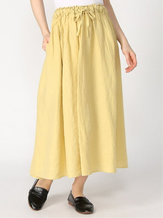 楽天市場】【SALE／50%OFF】リトアニアリネンギャザースカート Samansa 