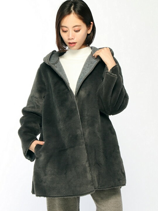 楽天市場】【SALE／60%OFF】フード付ファーコート Samansa Mos2 