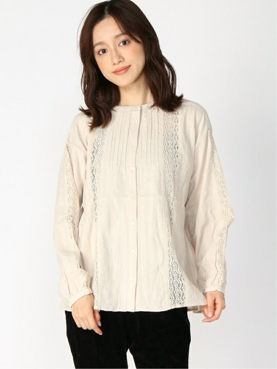 楽天市場 Sale 70 Off ドビーレース前開きブラウス Samansa Mos2 サマンサモスモス シャツ ブラウス 長袖シャツ ベージュ グレー カーキ Rba E Rakuten Fashion Sm２ サマンサモスモス