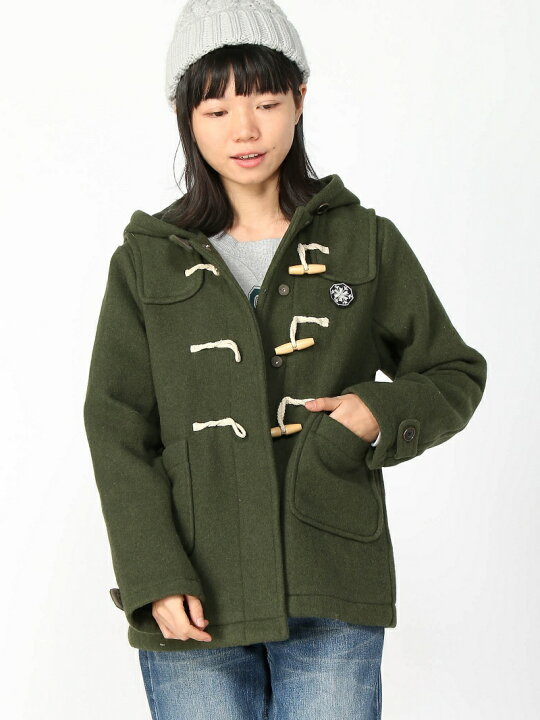 楽天市場】【SALE／50%OFF】ワッペン付ダブルフェイスダッフルコート 