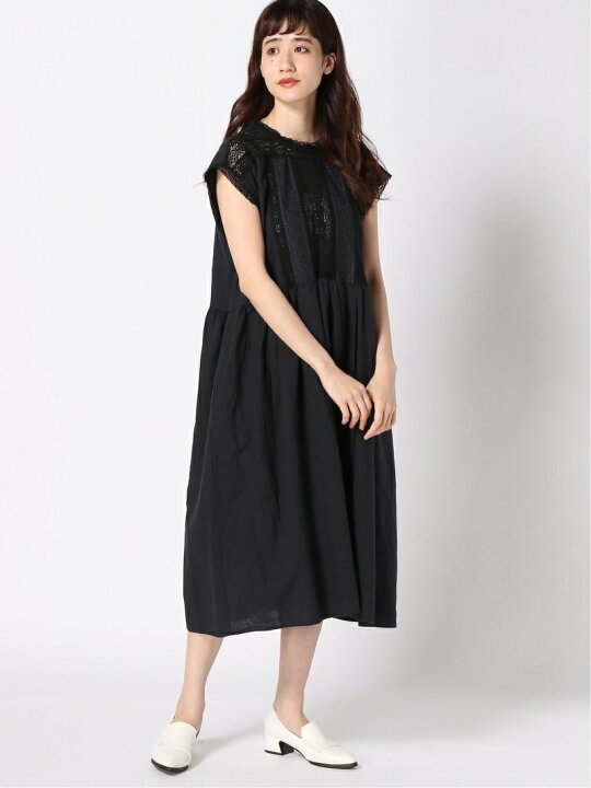 楽天市場】【SALE／20%OFF】綿麻後リボンあきレースワンピース Samansa 