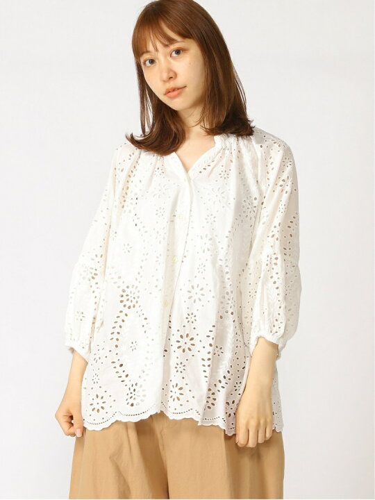 楽天市場】【SALE／50%OFF】Samansa Mos2/カットワークレース7分袖  