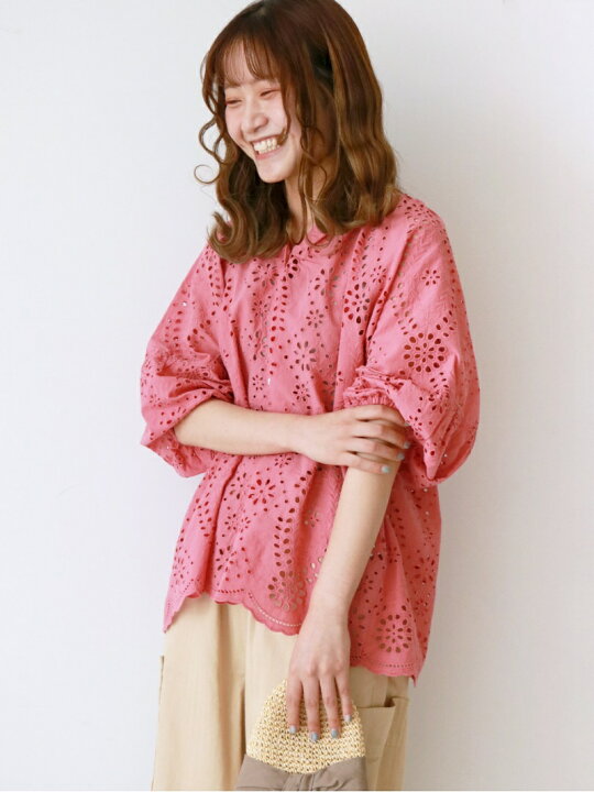 楽天市場】【SALE／50%OFF】Samansa Mos2/カットワークレース7分袖  