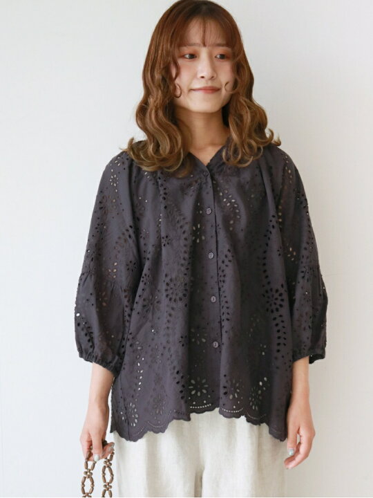 楽天市場】【SALE／50%OFF】Samansa Mos2/カットワークレース7分袖  