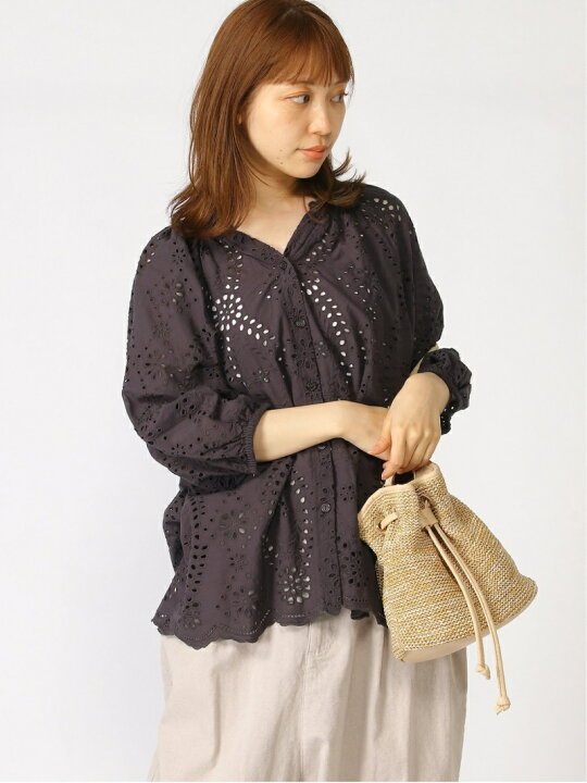 楽天市場】【SALE／50%OFF】Samansa Mos2/カットワークレース7分袖  