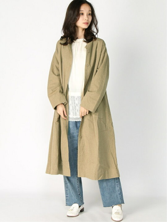 楽天市場】【SALE／70%OFF】バンドカラーロングコート Samansa Mos2 