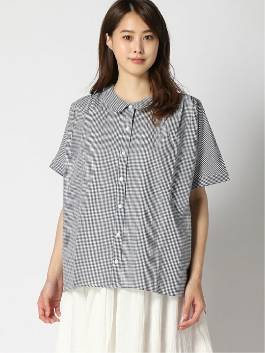楽天市場 Sale 68 Off Samansa Mos2 ギンガムチェックブラウス Samansa Mos2 サマンサモスモス シャツ ブラウス 半袖シャツ ネイビー ブラック レッド Rba E Rakuten Fashion Sm２ サマンサモスモス