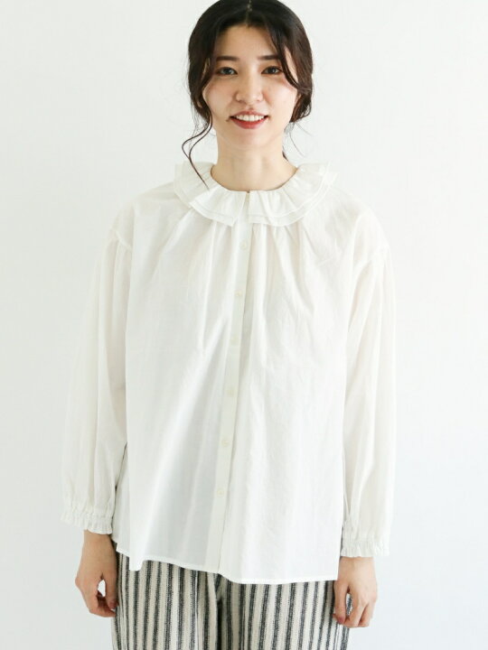 楽天市場】【SALE／50%OFF】Samansa Mos2/フリル襟ブラウス Samansa 