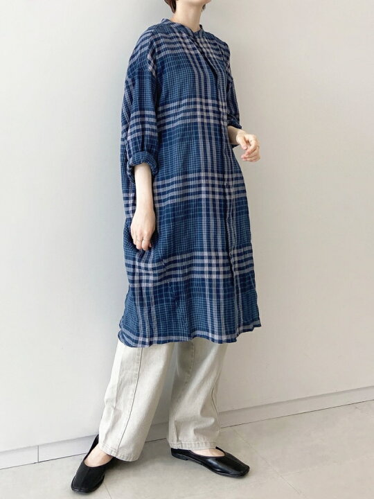 楽天市場 Sale 72 Off Samansa Mos2 Blue チェック前開きワンピース Samansa Mos2 Blue サマンサモスモス ワンピース 長袖ワンピース ネイビー ベージュ ブラウン Rba E Rakuten Fashion Sm２ サマンサモスモス