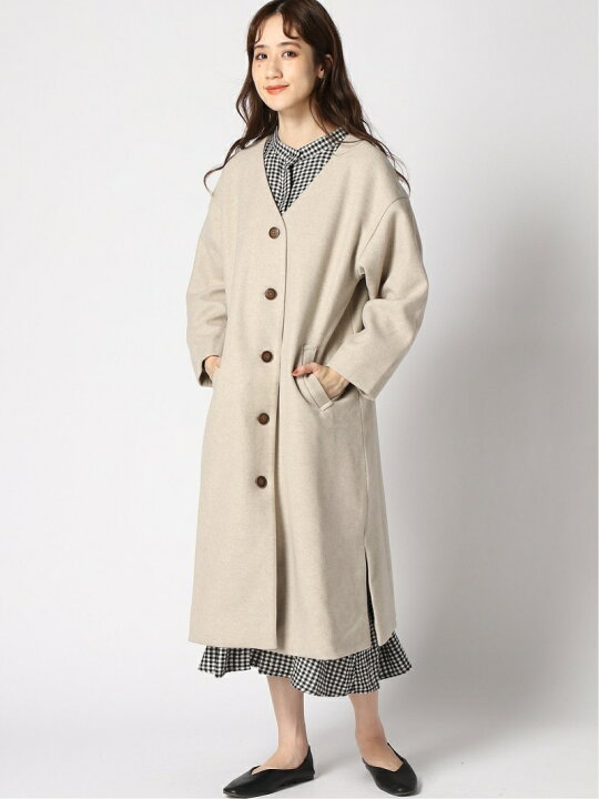 楽天市場】【SALE／50%OFF】ウールライクガウンコート Samansa Mos2 