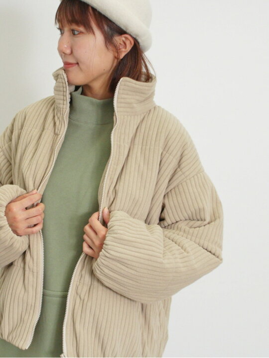 楽天市場】【SALE／51%OFF】コーデュロイ中綿ブルゾン Samansa Mos2 