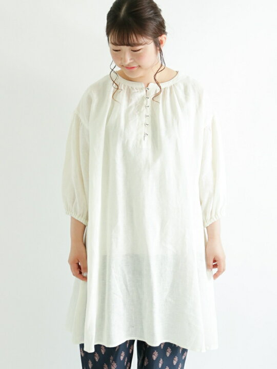 楽天市場】【SALE／50%OFF】Samansa Mos2/リネンチュニックブラウス 