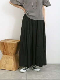 【Made in India】コットンビスコースギャザースカート Samansa Mos2 blue サマンサモスモス スカート その他のスカート ブラック グリーン ブルー【送料無料】[Rakuten Fashion]