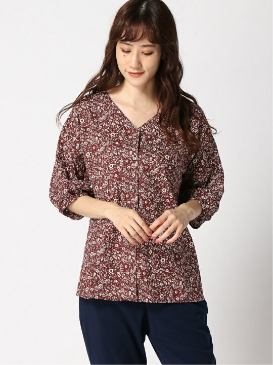 楽天市場】【SALE／70%OFF】花柄Vネックブラウス Samansa Mos2  
