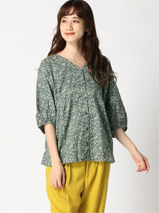楽天市場】【SALE／70%OFF】花柄Vネックブラウス Samansa Mos2  
