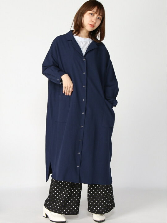 楽天市場】【SALE／50%OFF】綿バンブーコートワンピース Samansa Mos2  