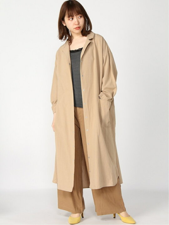 楽天市場】【SALE／50%OFF】綿バンブーコートワンピース Samansa Mos2  