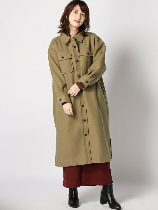 楽天市場】【SALE／50%OFF】ロングシャツコート Samansa Mos2 サマンサ 