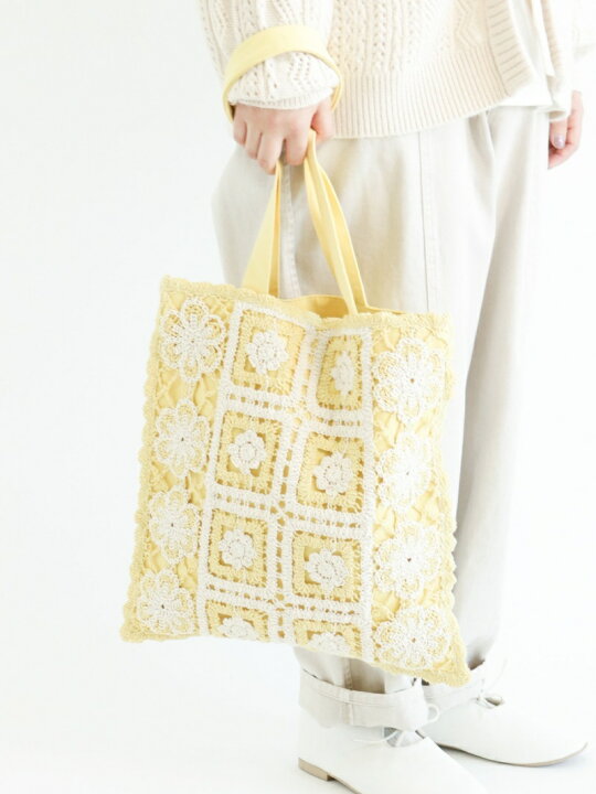 楽天市場】【SALE／30%OFF】Samansa Mos2/かぎ針風トートバッグ 