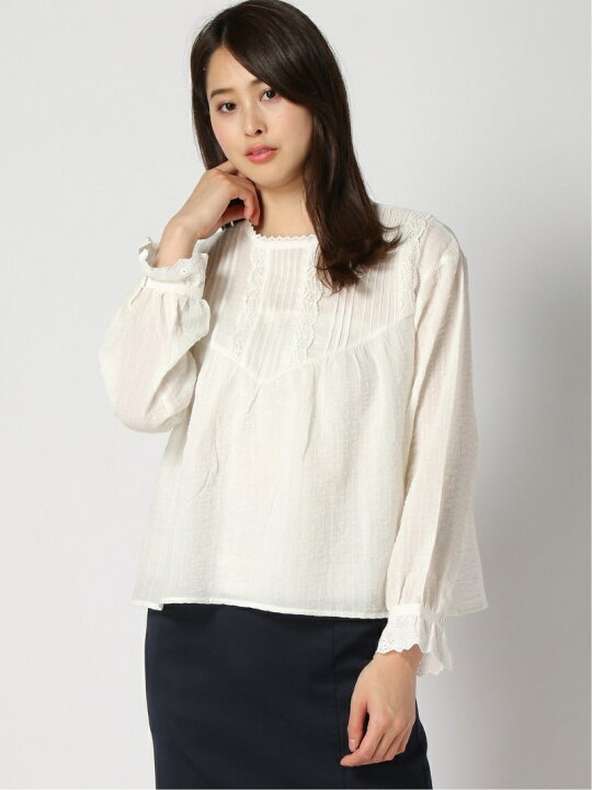 楽天市場】【SALE／65%OFF】ドビー切替レースブラウス Samansa Mos2  