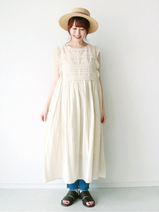 sm2 kazumiさん ノースリレースワンピース 新品タグ付き ベージュ  