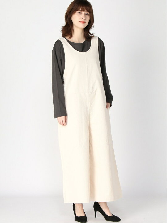 楽天市場】【SALE／60%OFF】コーデュロイワイドサロペット Samansa 