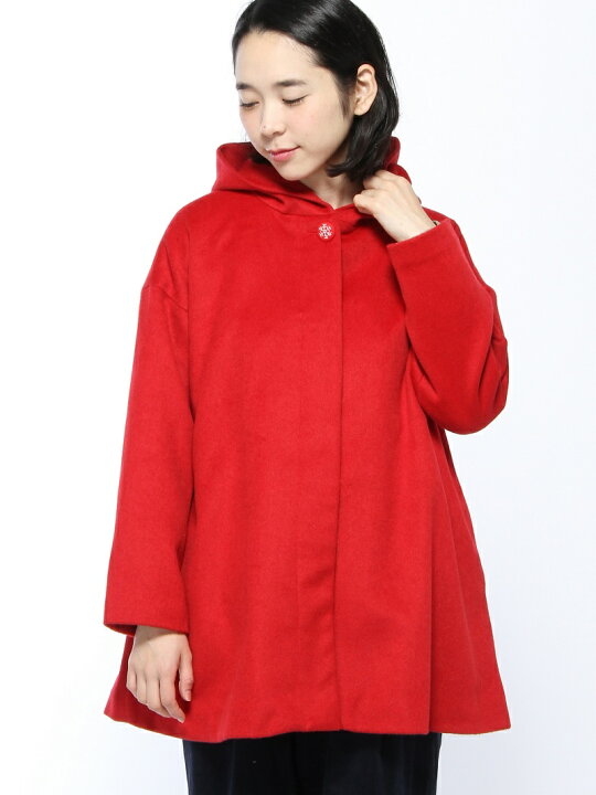 楽天市場】【SALE／60%OFF】飾り釦付Aラインフードコート Samansa Mos2 