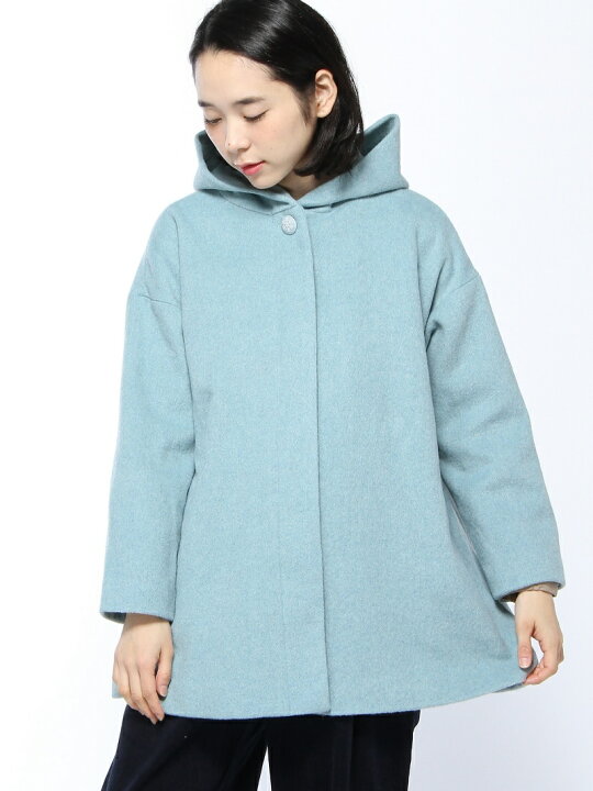 楽天市場】【SALE／60%OFF】飾り釦付Aラインフードコート Samansa Mos2  