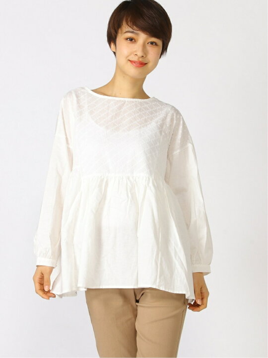 楽天市場】【SALE／50%OFF】レースパッチワーク前後着ブラウス Samansa 