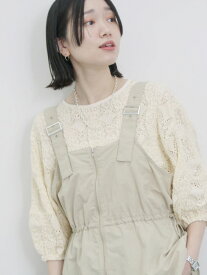【SALE／50%OFF】フロントジップドロストビスチェ Samansa Mos2 blue サマンサモスモス トップス シャツ・ブラウス ベージュ ブラック グレー【RBA_E】[Rakuten Fashion]