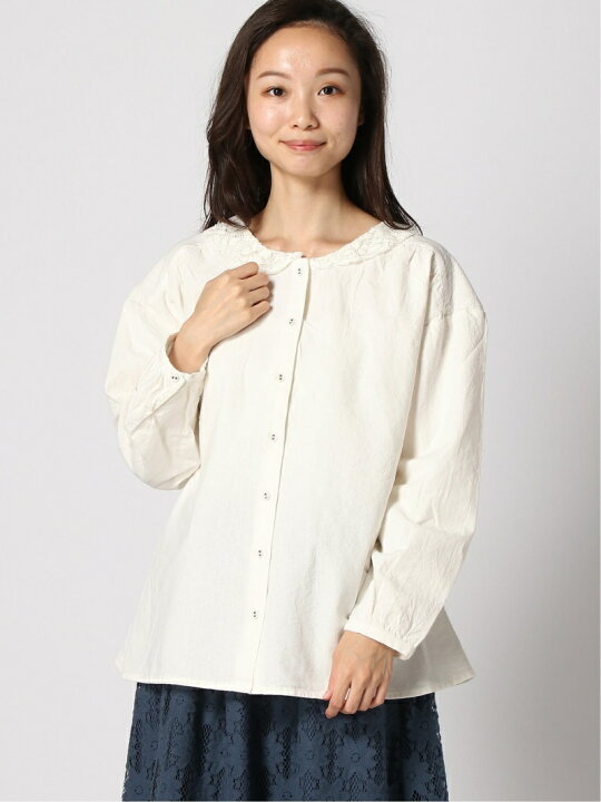 楽天市場】【SALE／60%OFF】衿レース前開きブラウス Samansa Mos2 