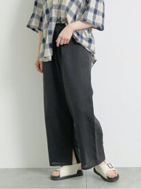 【SALE／45%OFF】[接触冷感]裾スリットテーパードパンツ SM2 サマンサモスモス パンツ その他のパンツ ベージュ イエロー ブラウン ブラック【RBA_E】[Rakuten Fashion]