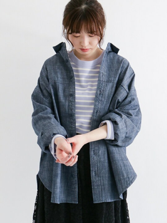 楽天市場】【SALE／50%OFF】Samansa Mos2/デニムシャツチュニック 