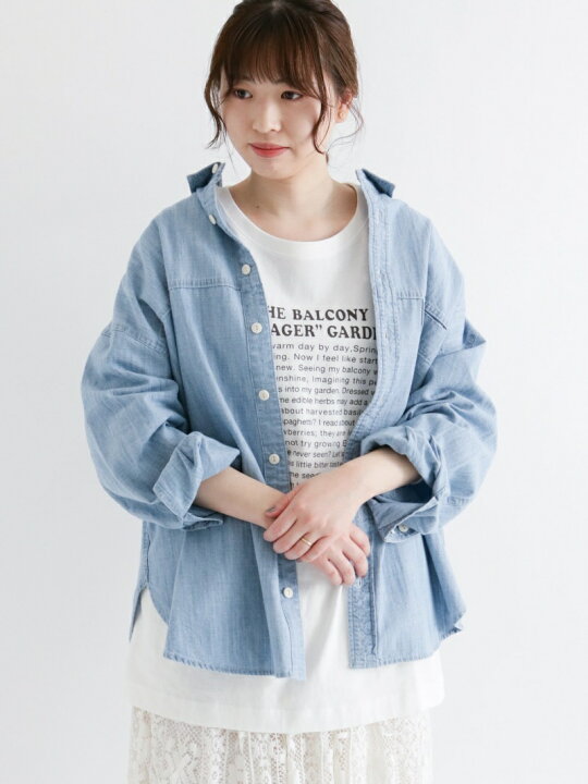 楽天市場】【SALE／50%OFF】Samansa Mos2/デニムシャツチュニック 