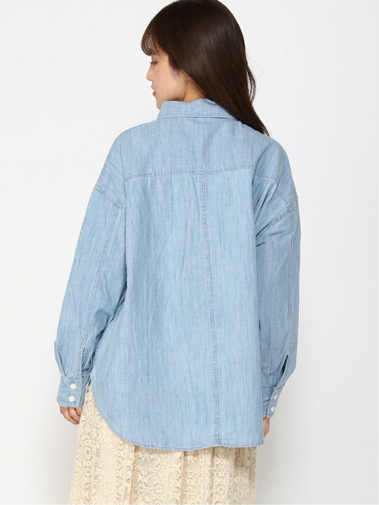 楽天市場】【SALE／50%OFF】Samansa Mos2/デニムシャツチュニック 