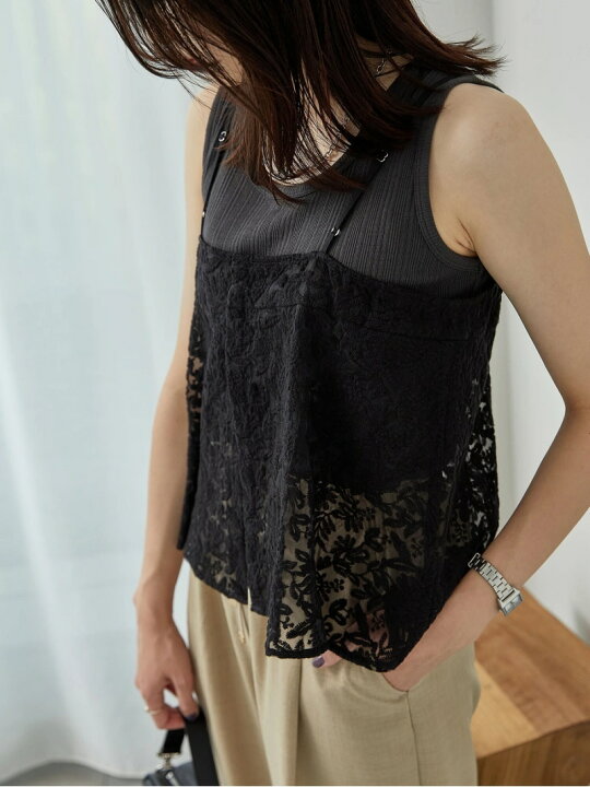 楽天市場】【SALE／40%OFF】◎前後2wayレースキャミブラウス Samansa 
