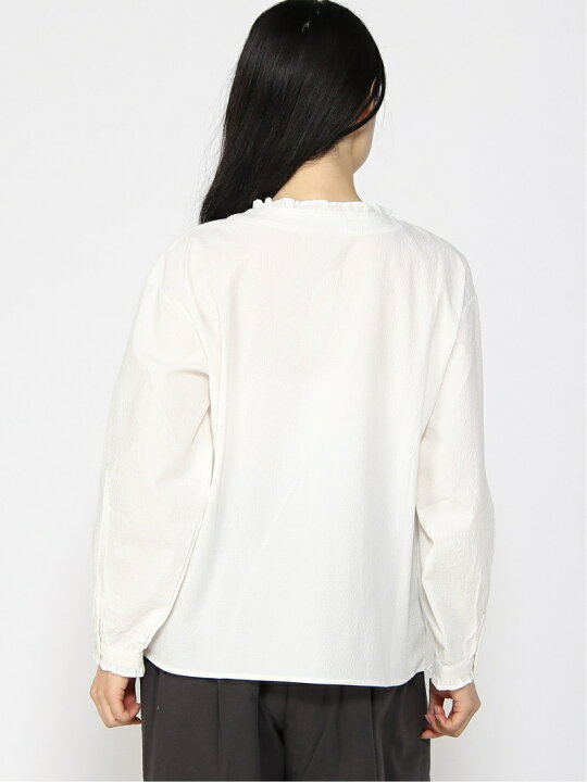 楽天市場】【SALE／70%OFF】Samansa Mos2/ピンタック襟フリルブラウス 