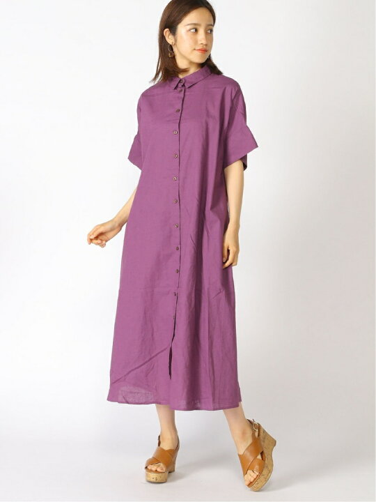 楽天市場 Sale 67 Off Samansa Mos2 ロングシャツワンピース Samansa Mos2 サマンサモスモス ワンピース シャツ ワンピース パープル ブラック ブラウン ベージュ Rba E Rakuten Fashion Sm２ サマンサモスモス