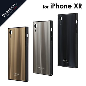 【処分特価】 iPhone XR 背面ガラスシェルケース「SHELL GLASS SQUARE」 LP-IPMGSQ ケース カバー 背面ケース 背面カバー シェル ガラス アイフォン アイフォンケース