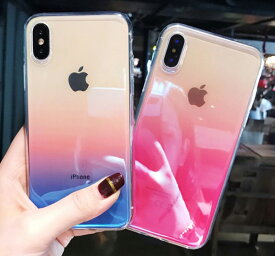 【 送料無料 / メール便 】 iPhoneXS Max iPhoneX iPhone8 iPhone7 iPhone6s iPhone6 ケース カバー グラデーション クリア 透明 人気 iPhone ケース アイホン アイフォン アイフォン ケース iPhoneケース スマホケース スマートフォン カバー 未発売 特典 即納