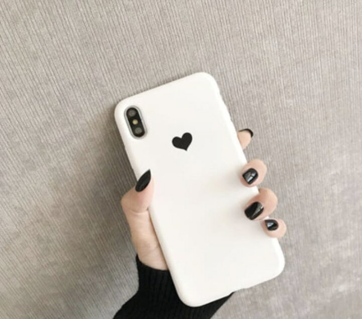 楽天市場 送料無料 メール便 Iphone11 Pro Iphone8 Iphone Xs Xr Se 7 ケース ハート モノトーン モノクロ 人気 かわいい カップル ペア Iphone ケース アイホン アイフォン アイフォン ケース Iphoneケース スマホケース スマートフォン カバー 未発売