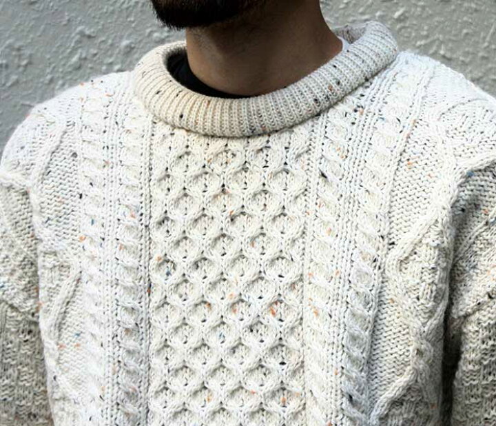 楽天市場】アランクラフト Aran Crafts Ireland ニット アランセーター 