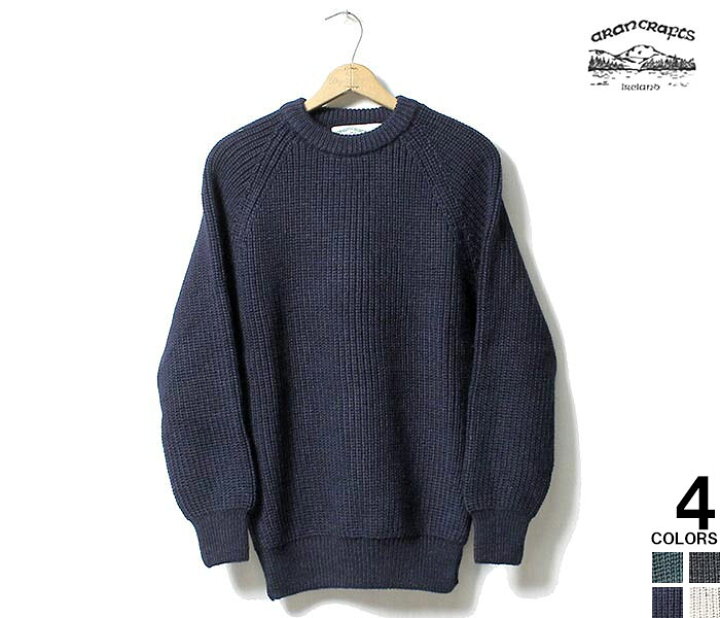 楽天市場】アランクラフト Aran Crafts Ireland ニット リブ編み 