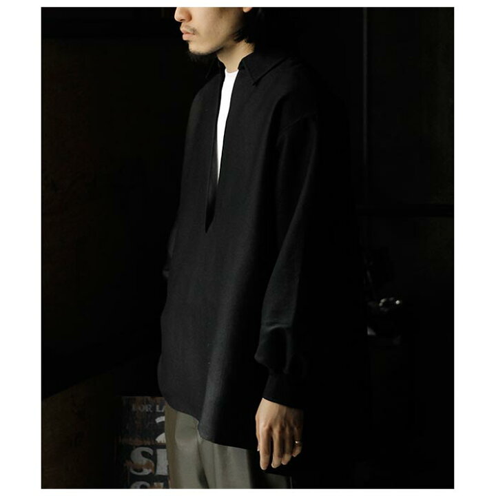 楽天市場】アクシス AXIS ウール シルク スキッパーシャツ Wool/Silk 